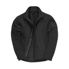 B and C Férfi hosszú ujjú Softshell B and C ID.701 Softshell Jacket M, Fekete/fekete férfi kabát, dzseki