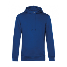 B and C Férfi kapucnis hosszú ujjú organikus pulóver B and C Organic Hooded M, Királykék