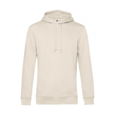 B and C Férfi kapucnis hosszú ujjú organikus pulóver B and C Organic Hooded M, Törtfehér