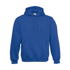 B and C Férfi kapucnis hosszú ujjú pulóver B and C Hooded Sweatshirt L, Királykék