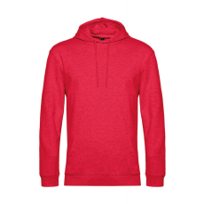 B and C Férfi kapucnis hosszú ujjú pulóver B and C #Hoodie French Terry XL, Heather Piros