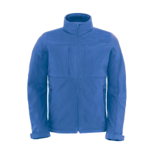 B and C Férfi kapucnis kabát B and C Hooded Softshell/men XL, Azur kék férfi kabát, dzseki