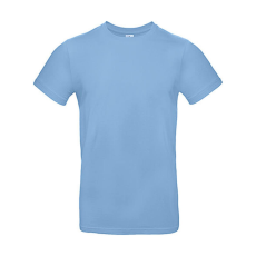 B and C Férfi rövid ujjú póló B&C #E190 T-Shirt -S, Ég kék