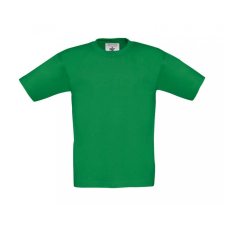 B and C Gyerek rövid ujjú póló B and C Exact 150/kids T-Shirt 12/14 (152/164), Kelly zöld gyerek póló