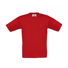 B and C Gyerek rövid ujjú póló B and C Exact 150/kids T-Shirt 1/2 (86-92), Piros
