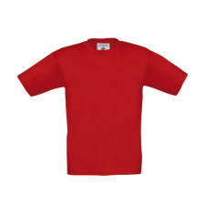 B and C Gyerek rövid ujjú póló B and C Exact 150/kids T-Shirt 7/8 (122/128), Piros gyerek póló