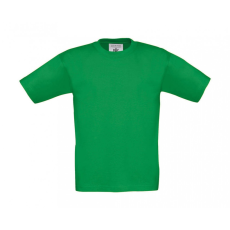 B and C Gyerek rövid ujjú póló B and C Exact 190/kids T-Shirt 9/11 (134/146), Kelly zöld