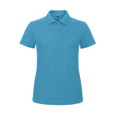 B and C Női galléros póló rövid ujjú B&C Ladies' Piqué Polo Shirt - PWI11 - M, Atoll kék