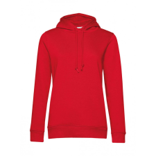 B and C Női kapucnis hosszú ujjú organikus pulóver B and C Organic Hooded /women M, Piros női pulóver, kardigán