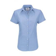 B and C Női rövid ujjú blúz B and C Oxford SSL/women Shirt 6XL, Oxford kék