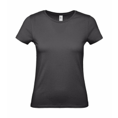 B and C Női rövid ujjú póló B&C #E150 /women T-Shirt -S, Teljesen fekete