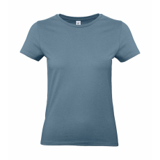 B and C Női rövid ujjú póló B&C #E190 /women T-Shirt -L, Kő kék
