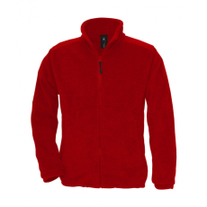 B and C Uniszex hosszú ujjú kabát B and C Icewalker+ Outdoor Full Zip Fleece L, Piros