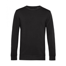 B and C Uniszex hosszú ujjú organikus pulóver B and C Organic Crew Neck French Terry 3XL, Teljesen fekete