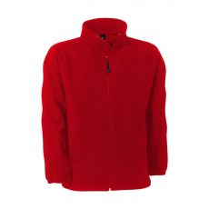 B and C Uniszex hosszú ujjú polár B and C WindProtek Waterproof Fleece Jacket L, Piros