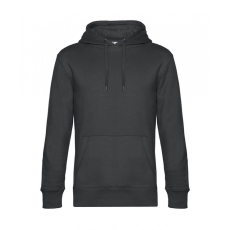 B and C Uniszex kapucnis hosszú ujjú pulóver B and C KING Hooded M, Aszfalt szürke