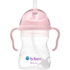 b.box bögre Gelato szívószállal, rózsaszín 240 ml babaétkészlet