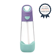 b.box kulacs szívószállal 600ml lila-zöld (9353965002260) (9353965002260) papírárú, csomagoló és tárolóeszköz