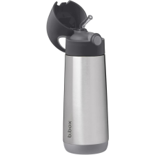 b.box Szívószálas italtermosz 500 ml graphite (9353965004288) termosz