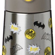 b.box termosz + szívószál, 350 ml - Batman babaétkészlet