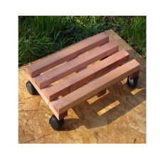 B ÉS SZ GÖRGŐS ALÁTÉT 40X25CM FA dekorációs kellék