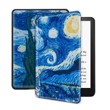 B-SAFE Lock 2377 az Amazon Kindle Paperwhite 5 2021 készülékhez, Gogh e-book tok