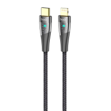 B-UDI USB-C Lightningkábel B-UDI 20W 1.5m (fekete) mobiltelefon kellék