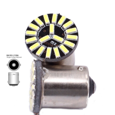 BA15S led 19smd fehér DC12V autó tuning
