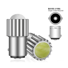 BA15S led COB fehér DC12V autó tuning