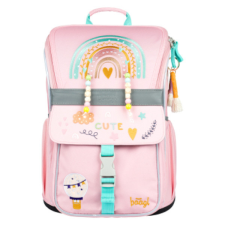 BAAGL BAAGL ergonomikus iskolatáska – Pink Rainbow iskolatáska