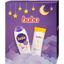 Baba ajándékcsomag, Baba Jóéjtpuszi tusfürdő 400ml + Baba kamillás nyugtató testápoló 400ml kozmetikai ajándékcsomag