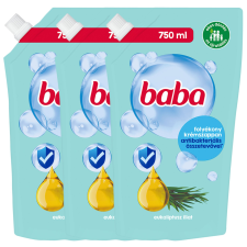 Baba antibakteriális folyékony Szappan Utántöltő Eukaliptusz 3x750ml tisztító- és takarítószer, higiénia