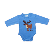  Baba body, hosszú ujjú,Rénszarvas mintával kombidressz, body