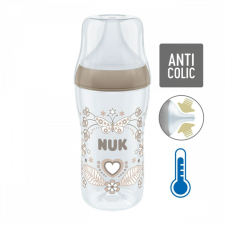 Baba cumisüveg NUK Perfect Match Temperature Control 260 ml barna cumisüveg