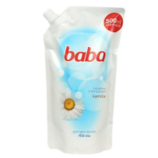 BABA Folyékony szappan utántöltő, 0,5 l, BABA, kamilla tisztító- és takarítószer, higiénia