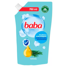 BABA folyékony szappan utántöltő 750 ml Antibakteriális teafaolaj tisztító- és takarítószer, higiénia