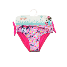 Baba fürdőruha alsó kislányoknak - Minnie egér - Hey cutie felirattal - pink - 80 gyerek fürdőruha