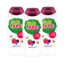 Baba Gyümölcsöskert frissítő tusfürdő bogyósgyümölcs illattal (3x400 ml) tusfürdők