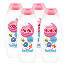 Baba Habcsók tusfürdő málna és rózsafa, 4x750 ml tusfürdők