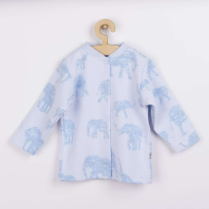  Baba kabátka Baby Service Elefánt kék, vel. 68 (4-6 h)
