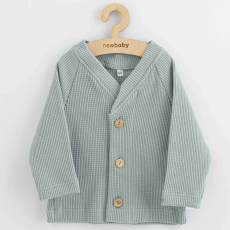  Baba kabátka gombokkal  New Baby Oliver Luxury clothing szürke, vel. 92 (18-24 h)
