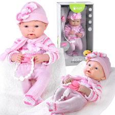  Baba kislány rózsaszín babaruha és cumi baba