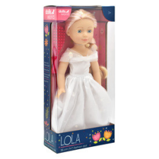  Baba, Lola, 36cm, puha testű, fésülhető baba