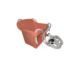 Baba - Mama Mochtoys babahinta műanyag narancs/korall MBN-12609N hinta