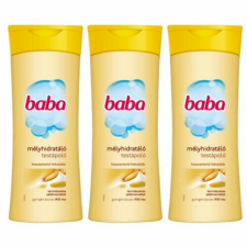 Baba mélyhidratáló Testápoló 3x400ml + Ajándék Gumikacsa kozmetikai ajándékcsomag