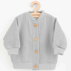  Baba muszlin kabátka New Baby Comfort clothes zsálya szürke, vel. 86 (12-18 h)