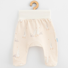  Baba pamut lábfejes nadrág New Baby Libák, vel. 74 (6-9 h)