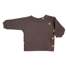 Baba póló hosszú ujjú Koala Pure brown, vel. 62 (3-6 h) gyerek póló