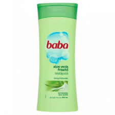Baba testápoló 400ml Aloe verás frissítő testápoló