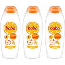 Baba Triopack tej & gyümölcs habfürdő 750 ml tusfürdők